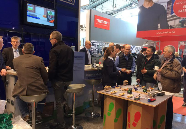 Der Strautmann Stand auf der LogiMAT. (Foto: Strautmann)