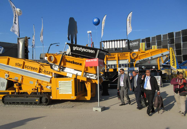 Bauma 2016: Sternsieb 2-hta mit grizzlyscreen (Foto: Backers Maschinenbau GmbH)