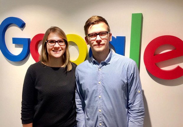 Beate Feldmann und Tobias Jahn von Google Deutschland informieren über die Möglichkeiten und Funktionsweisen. Eingeladen sind alle Vertreter von Unternehmen, die sich für dieses Thema interessieren. (Foto: Google Deutschland)