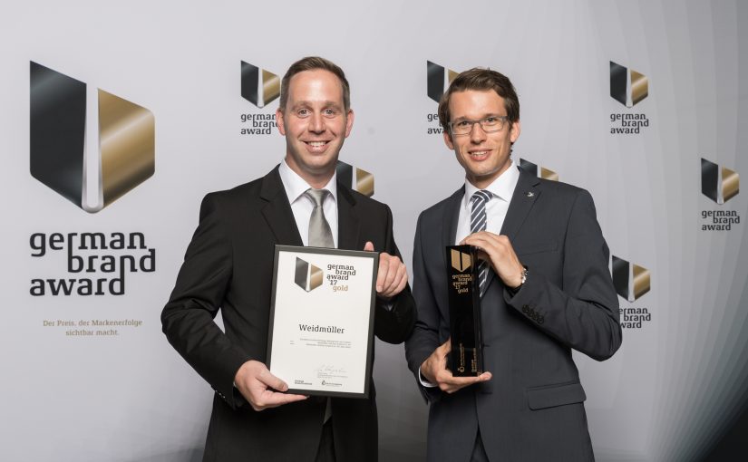 Stolze Gewinner: Weidmüller wurde für seine Markenführung ausgezeichnet