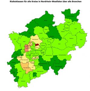 Neben dem deutschen CRI-Bundesdurchschnitt spielt auch der CRI des Landes-NRW eine Rolle als Vergleichswert (Foto: Creditreform)