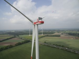 Windenergie in kommunaler Hand - der Windpark Rieste (Foto: Stadtwerke Osnabrück)
