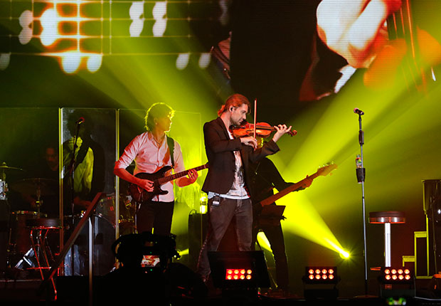 David Garrett und Pur begeistern am Abend bei der Feier für 60 Jahre Gauselmann