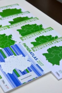 Der Deutsche Papieratlas zeigt, dass Ibbenbüren Wert auf Recycling legt (Foto: Deutscher Papieratlas) 