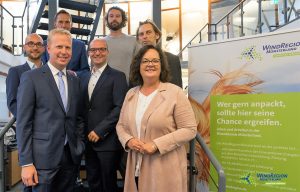 Für die WindRegion Münsterland: CDU-Repräsentanten und Partnerunternehmen (Foto: EWG Rheine)