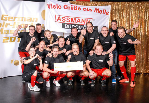 Die Chair-Hockey Mannschaft von Assmann