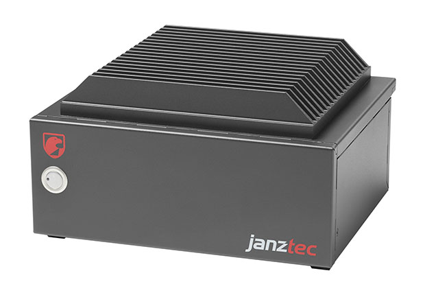 Janz Tec launcht ein weiteres System der kompakten Mini-ITX-Serie FALCON: den FALCON passive 2. Passive Konduktionskühlung mit flexiblem Wärmeleitkörper. 