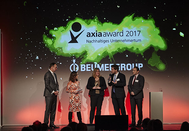 Prüfungs- und Berattungsgesellschaft Deloitte zeichnete die BEUMER Group für ihre Aktivitäten im Bereich Digitale Transformation mit dem Axia Award aus.