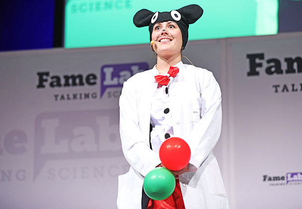 Wissenschaft mit Kreativität statt Power-Point FameLab Germany am 15. März und 14. Mai 2018 in Bielefeld