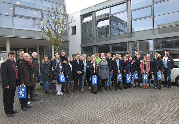 Ausbilderinnen und Ausbilder sowie Organisatoren des 16. Career-Days am HANSE-Berufskolleg (Foto: Hanse-Berufskolleg)