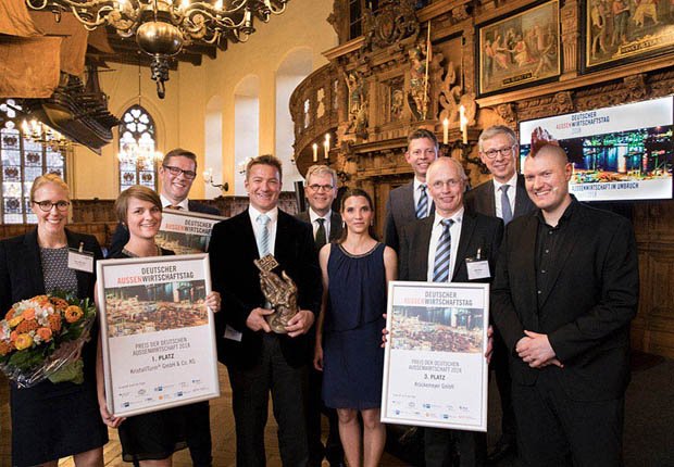 Zweiter Platz beim Deutschen Außenwirtschaftspreis 2018 für Biogasanlagenhersteller WELTEC BIOPOWER. (Foto WELTEC BIOPOWER)