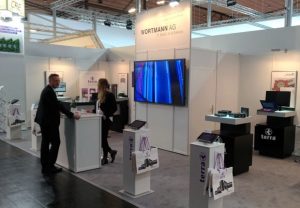 Stand der WORTMANN AG auf der Hannover Messe. (Foto: WORTMANN AG)