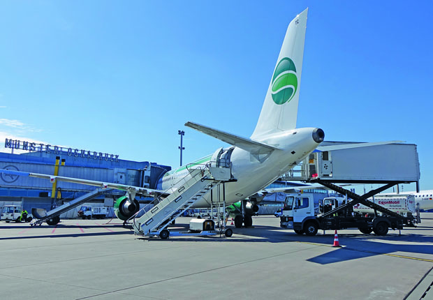 Stationierung eines dritten Germania Flugzeugs am FMO im Sommer 2019. (Foto: FMO)