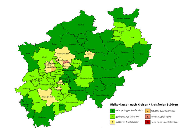 Creditreform Regionencheck OWL – OWL zum ersten Mal mit geringem Ausfallrisiko