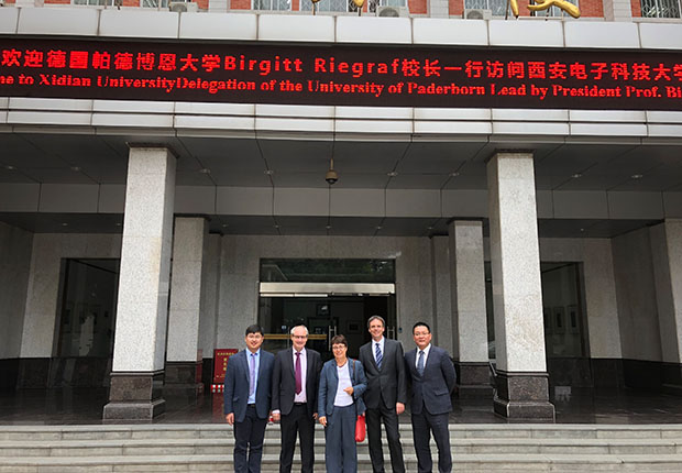 Erfolgreiche Arbeit des Konfuzius Instituts Paderborn wird fortgesetzt und ausgebaut – Delega-tion der Universität Paderborn besucht „Confucius Institute Headquarters“ in Peking und die Xidian-Universität in Xi‘an. (Foto: Universität Paderborn)