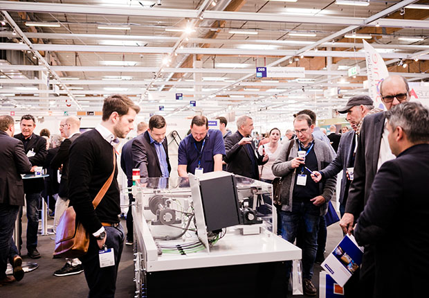 Zum Abschluss der FMB – Zuliefermesse Maschinenbau 2018 eine positive Bilanz: Mehr Aussteller – mehr Besucher – attraktive Neuheiten. (Foto: FMB)