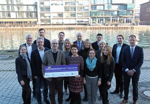Aus 60 Bewerbern für den Gründergeist Wettbewerb hat die zehnköpfige Jury jetzt mit Unterstützung des Gründergeist-Projektteams die fünf Finalisten ausgewählt, die mit ihrem Gründungsvorhaben bei der Prämierungsveranstaltung im Januar um den Sieg kämpfen. ( Foto: Münsterland e.V.)