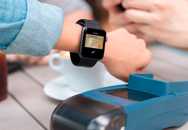 Im Handel funktioniert Apple Pay ganz bequem auch mit der Apple Watch. (Foto: HypoVereinsbank)