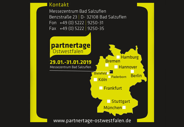 Partnertage Ostwestfalen vom 29.01.-31.01.2019. (Bild: WAW Gruppe)