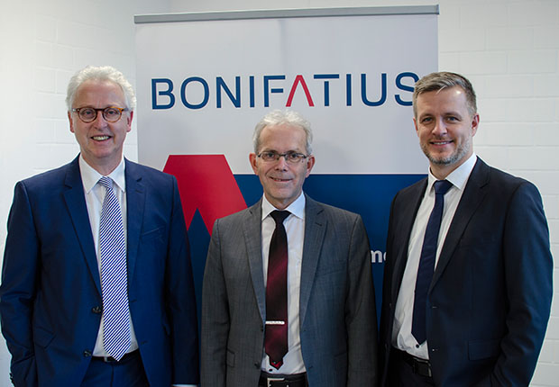 Rolf Pitsch, Dr. Richard Böger, Tobias Siepelmeyer (v.l.n.r.; Foto: Witte/Bonifatius)