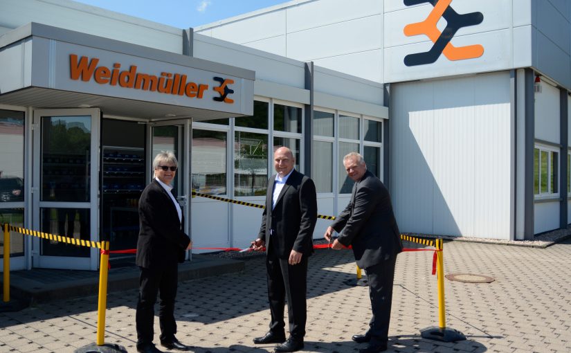 Weidmüller Produktionshalle am Standort in Thüringen