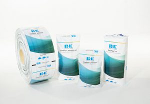 Pulververpackungen - vollständig recycelbare Verpackungen für pulverige Produkte. (Foto: B+K PowFlex)