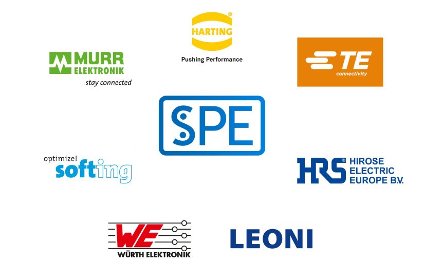 Neben HARTING, TE Connectivity und HIROSE unterstützen nun auch Würth Elektronik, LEONI, Murrelektronik und Softing IT Networks die Technologie SPE als zukünftige Infrastrukturlösung für das IIoT - Grafik: Harting