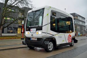 Die „Hubi“-Testphase Zwei der Stadtwerke am InnovationsCentrum Osnabrück (ICO) startet (Foto: © Stadtwerke Osnabrück / Marco Hörmeyer)