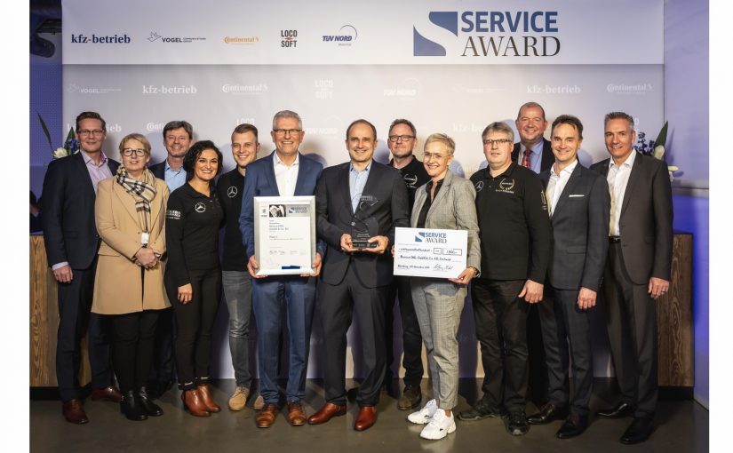 Bester Autoservice Deutschlands: Beresa OWL gewinnt Service Award 2019