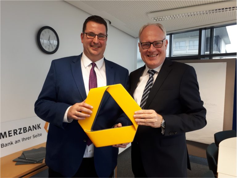 Frank Brüggemann und Christopher Hellweg. Foto: Commerzbank AG