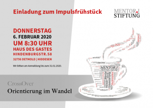 Postkarte Impulsfrühstück - Bild: Mentor.I Stiftung