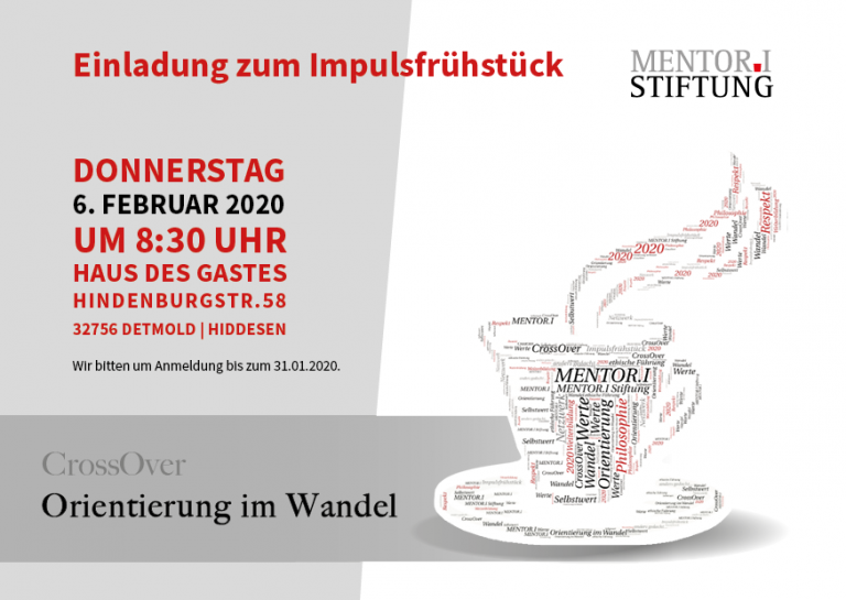 Postkarte Impulsfrühstück - Bild: Mentor.I Stiftung