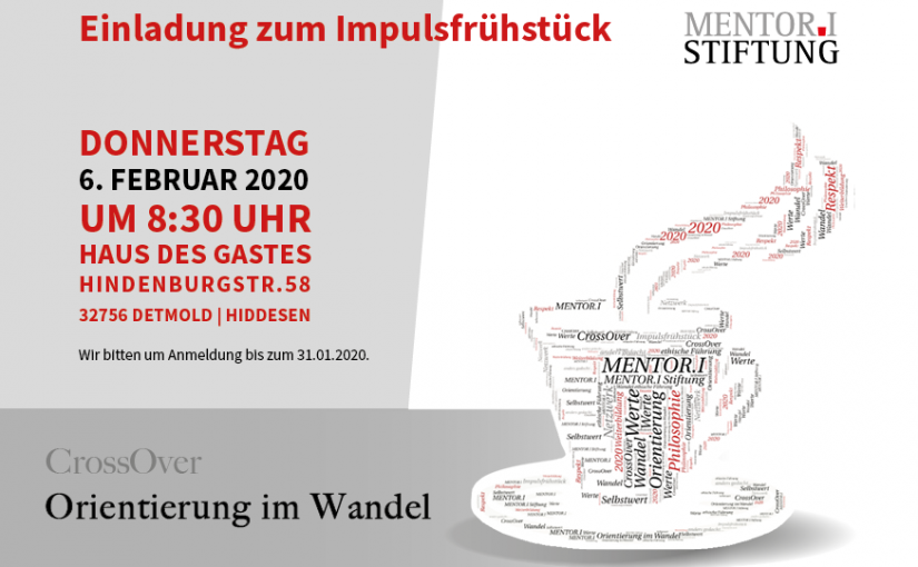 Postkarte Impulsfrühstück - Bild: Mentor.I Stiftung