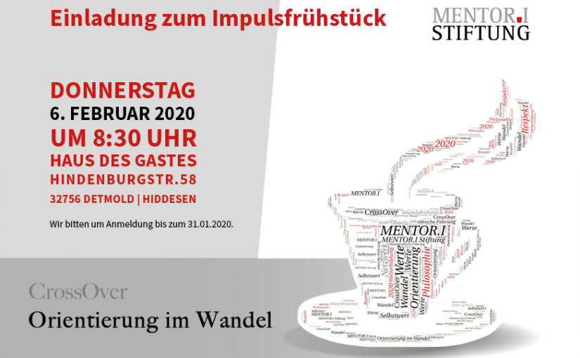 MENTOR.I Stiftung Impulsfrühstück „CrossOver – Orientierung im Wandel“