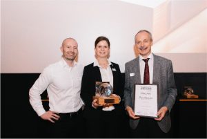 vlnr: Andreas Neufeld, Julia Pohle_Karl-Friedrich Schröder (F+E Leiter) - Foto: Altendorf GmbH