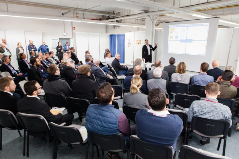 Gut besuchte Vortragsreihe beim Technologietag - Foto Copyright: Mara Hein