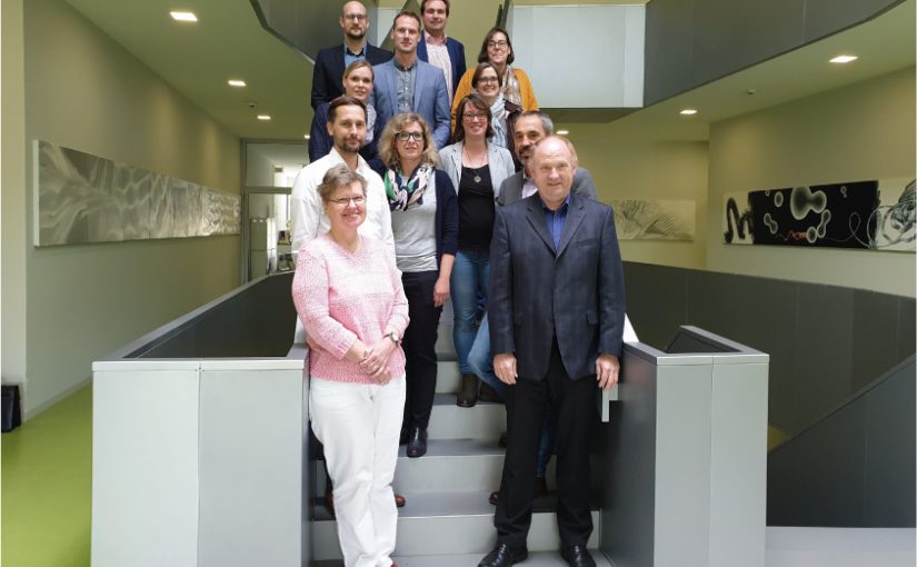 Arbeiten zusammen an münsterlandweiten Vernetzung von Unternehmen, Hochschulen und Innovationsförderungen: das Projektteam von Enabling Networks Münsterland. Das Projektteam von Enabling Networks Münsterland - Foto: © Münsterland e.V.