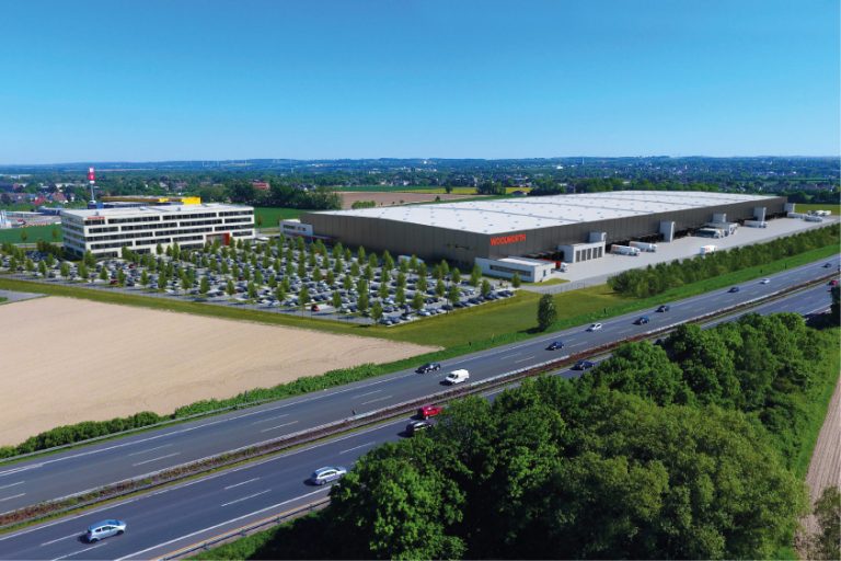 Visualisierung der neuen Firmenzentrale von Woolworth in Unna/Kamen. © DÄLKEN Ingenieurgesell- schaft mbH.