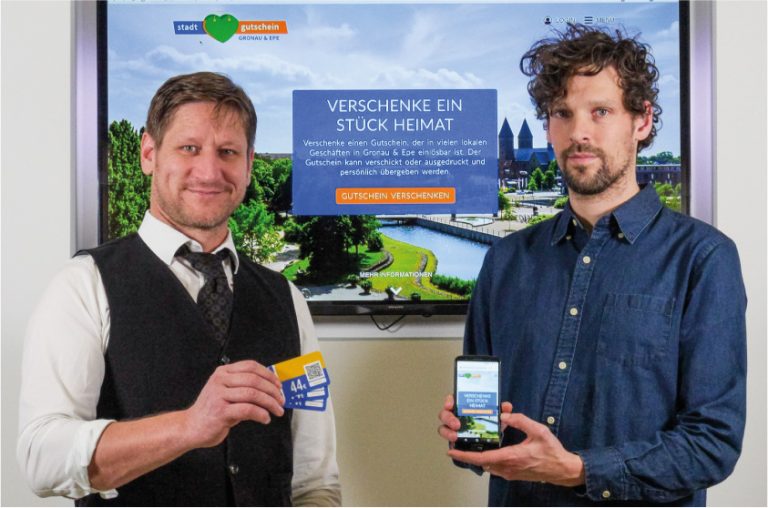 Die Geschäftsführer von zmyle: Alexander Arend (l.) und Ralf Schreijer. Foto: zmyle GmbH