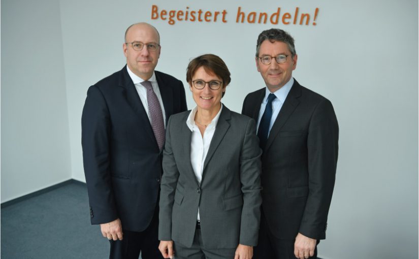 Vorstand der ek/Service Group. Von links, Martin Richrath, Susanne Sorg und Franz-Josef Hasebrink - Foto: EK/servicegroup