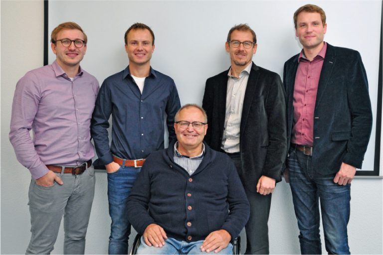 Stefan Esders verstärkt seit 2019 die Geschäftsführung der Esders GmbH, von links: Stefan Esders, Martin Esders, Bernd Esders, Hubert Penniggers und Bernhard Esders. - Foto: Esders