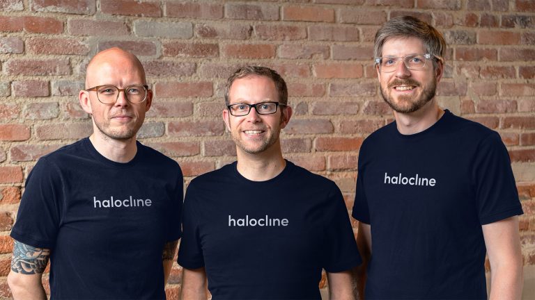 „Christian Völler, Timo Seggelmann und Dr. Thomas Schüler (von links nach rechts) sind die Geschäftsführer der neu gegründeten Halocline GmbH & Co. KG.“ Bildquelle: Halocline