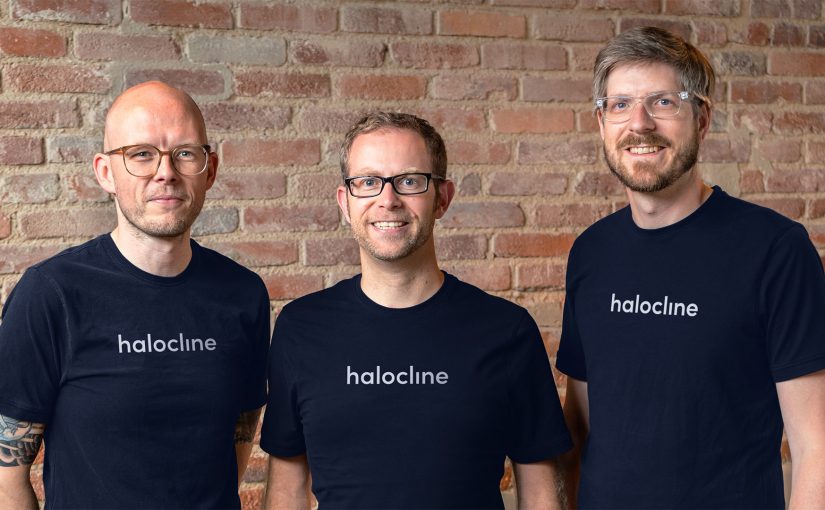 „Christian Völler, Timo Seggelmann und Dr. Thomas Schüler (von links nach rechts) sind die Geschäftsführer der neu gegründeten Halocline GmbH & Co. KG.“ Bildquelle: Halocline