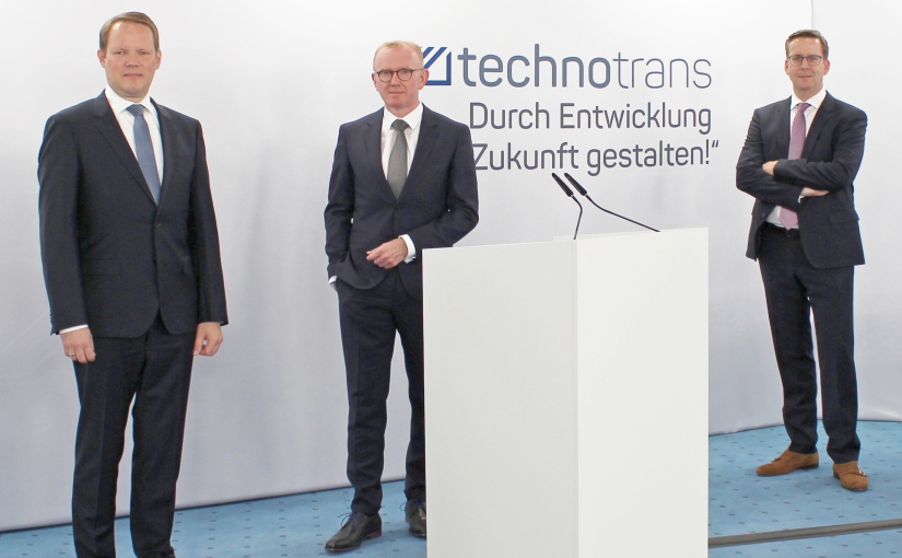 Der technotrans Vorstand: (von links nach rechts) Peter Hirsch, Michael Finger, Dirk Engel