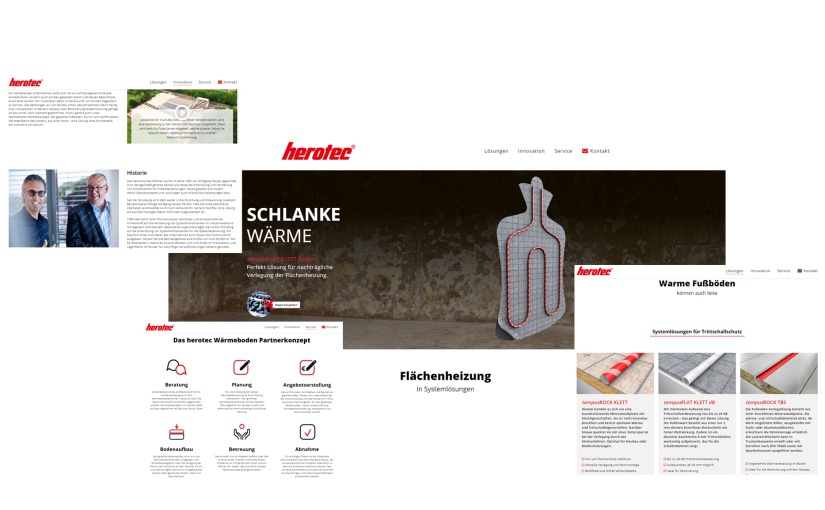 Das Unternehmen herotec hat seine Homepage komplett neu aufgestellt und ist damit für die Zukunft bestens gerüstet. - Bild: herotec GmbH Flächenheizung, Ahlen