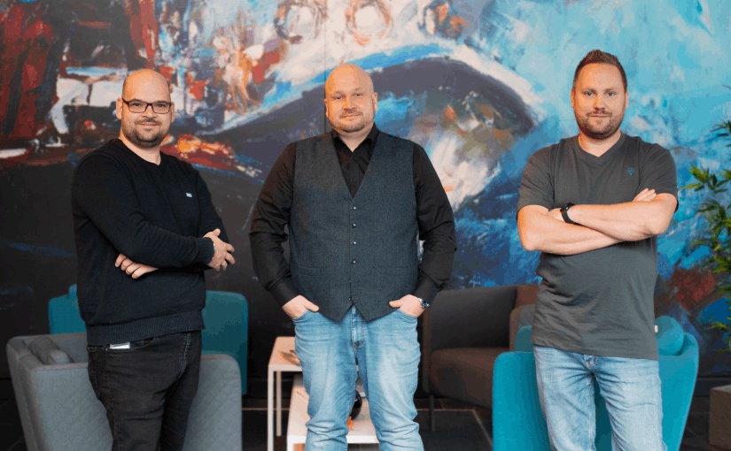 Foto der Initiatoren (von links: Daniel Juhnke, Andreas Bernaczek, Björn Steinecke). Foto: CORNEXION GmbH
