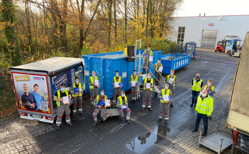 Gruppenbild der Schlauen Füchse bei Schmitz Cargobull. - Foto: Schmitz Cargobull