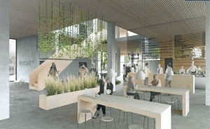 Siegerentwurf Innenansicht. Darstellung/Foto: „UWA – Weidemann Architekten“