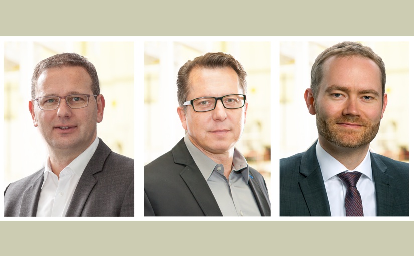 Gemeinsam auf Erfolgskurs: Das ist die neue Führungsspitze von PURIMA. Von links: Sascha Czirr, Ralf Pape, Henning Dück. - Foto: PURIMA