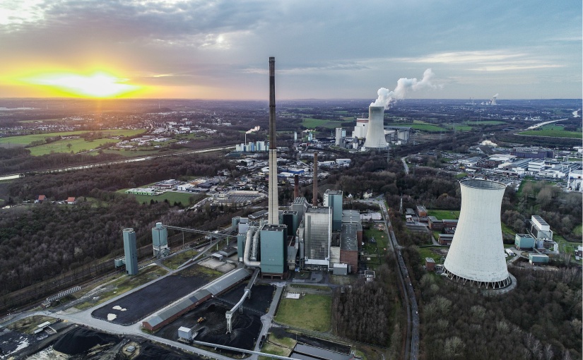 Luftbild des ehemaligen Steag-Kraftwerks vom Januar 2020. - Foto: Hagedorn